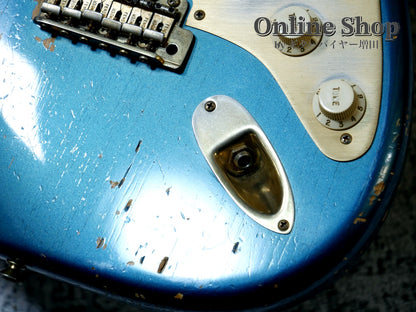 USED 2012 Fender Custom Shop Limited Edition 1956 Stratocaster Relic Aged Lake Placid Blue