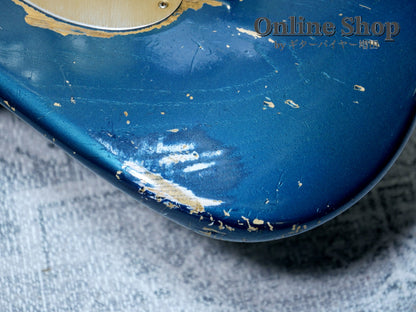 USED 2012 Fender Custom Shop Limited Edition 1956 Stratocaster Relic Aged Lake Placid Blue