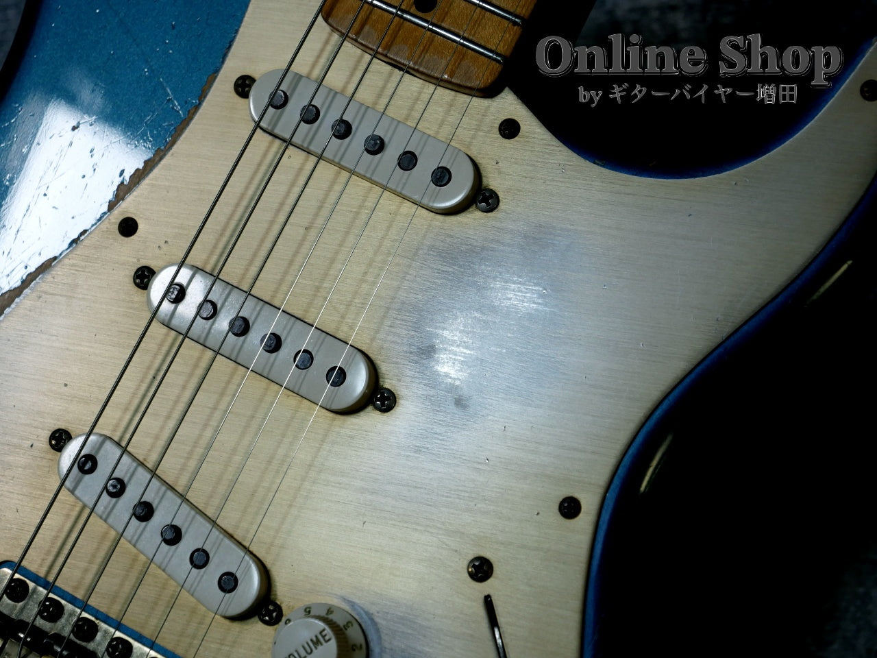 USED 2012 Fender Custom Shop Limited Edition 1956 Stratocaster Relic Aged Lake Placid Blue