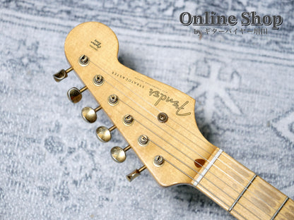 USED 2012 Fender Custom Shop Limited Edition 1956 Stratocaster Relic Aged Lake Placid Blue