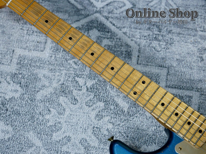 USED 2012 Fender Custom Shop Limited Edition 1956 Stratocaster Relic Aged Lake Placid Blue