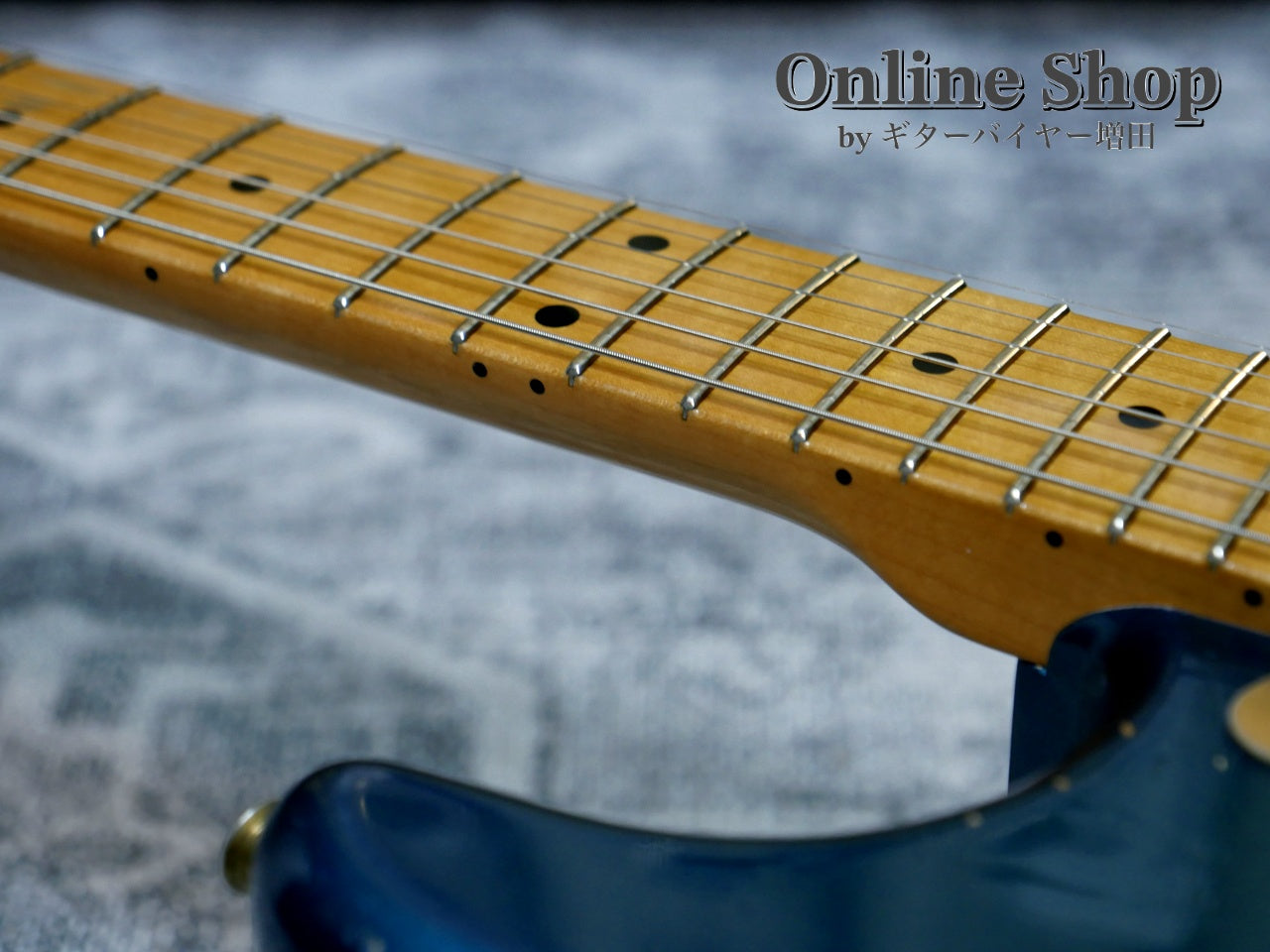 USED 2012 Fender Custom Shop Limited Edition 1956 Stratocaster Relic Aged Lake Placid Blue