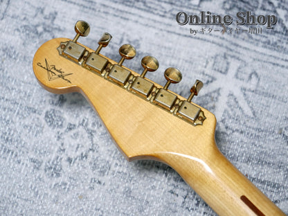 USED 2012 Fender Custom Shop Limited Edition 1956 Stratocaster Relic Aged Lake Placid Blue