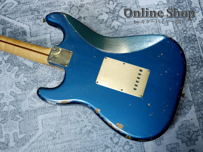 USED 2012 Fender Custom Shop Limited Edition 1956 Stratocaster Relic Aged Lake Placid Blue