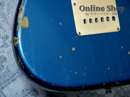 USED 2012 Fender Custom Shop Limited Edition 1956 Stratocaster Relic Aged Lake Placid Blue