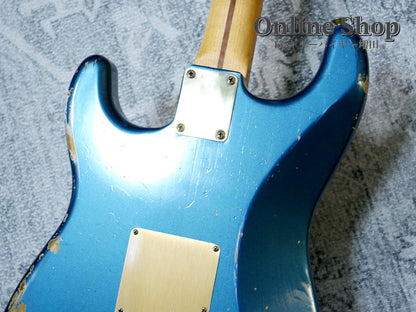 USED 2012 Fender Custom Shop Limited Edition 1956 Stratocaster Relic Aged Lake Placid Blue