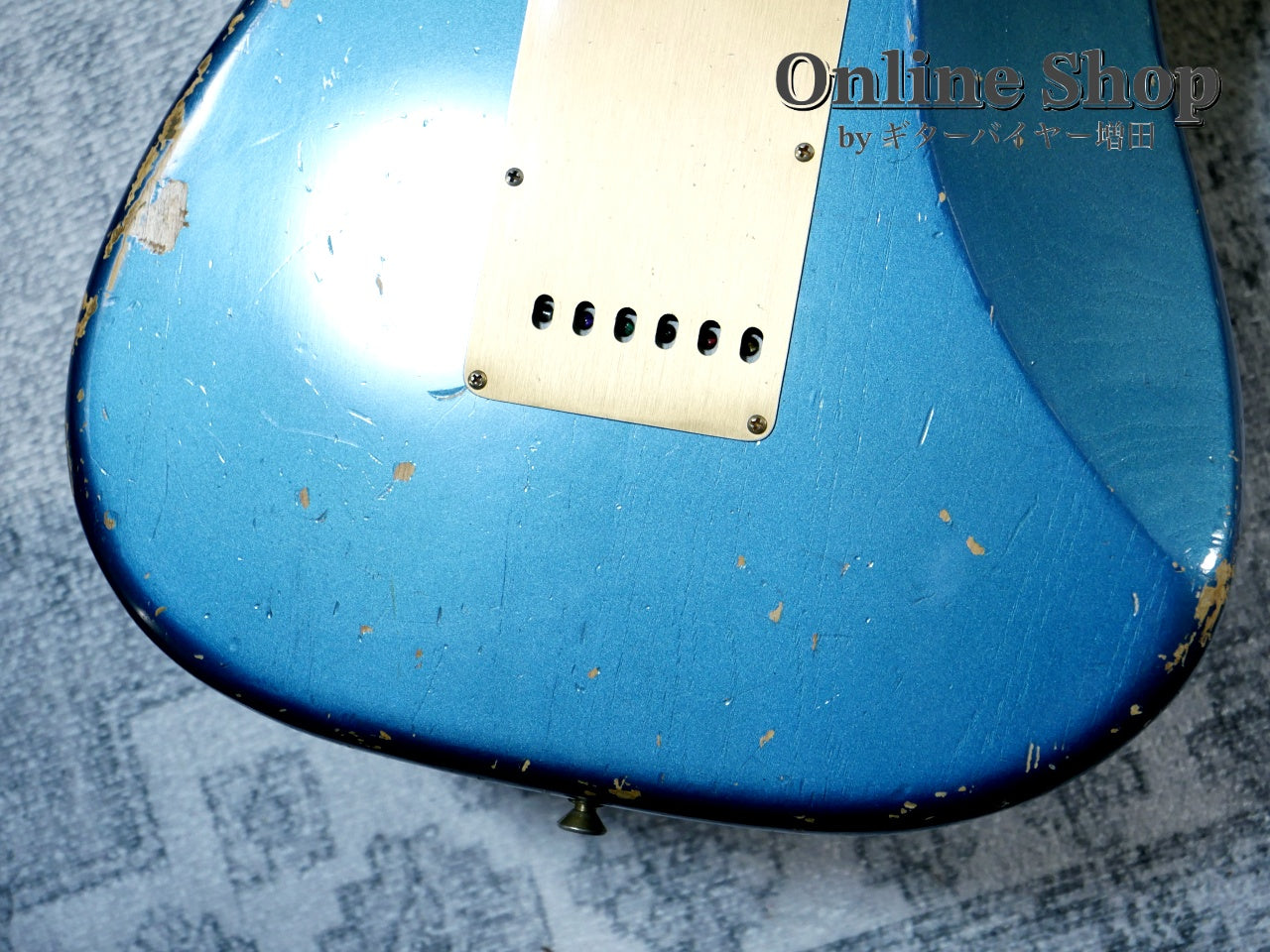 USED 2012 Fender Custom Shop Limited Edition 1956 Stratocaster Relic Aged Lake Placid Blue