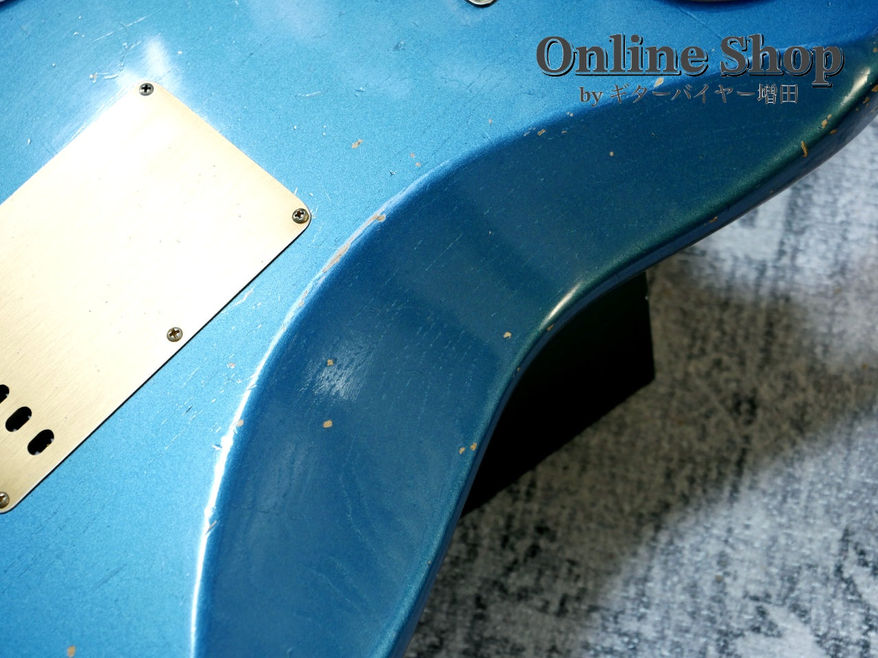 USED 2012 Fender Custom Shop Limited Edition 1956 Stratocaster Relic Aged Lake Placid Blue