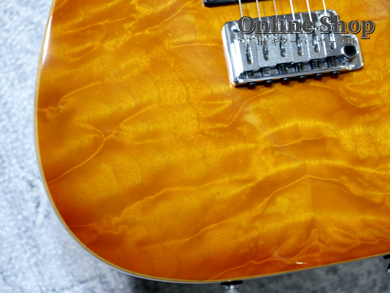 USED 2000 Tom Anderson Drop Top "Brazilian Rosewood" Translucent Amber Burst with Binding