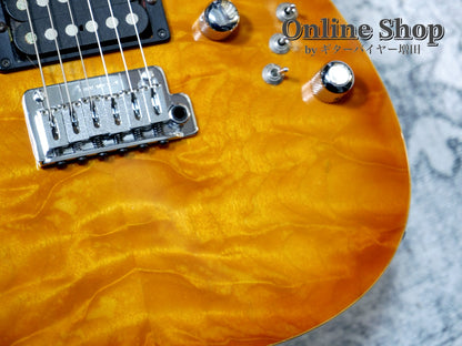 USED 2000 Tom Anderson Drop Top "Brazilian Rosewood" Translucent Amber Burst with Binding