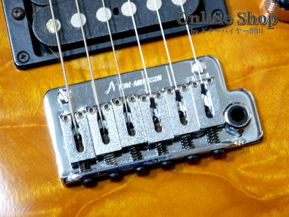 USED 2000 Tom Anderson Drop Top "Brazilian Rosewood" Translucent Amber Burst with Binding