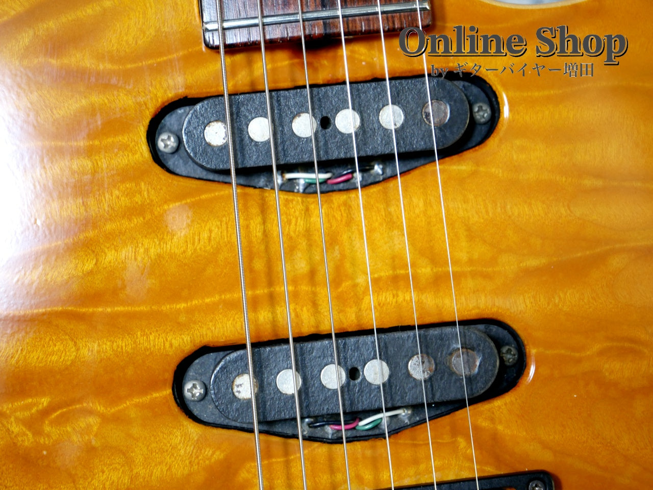 USED 2000 Tom Anderson Drop Top "Brazilian Rosewood" Translucent Amber Burst with Binding