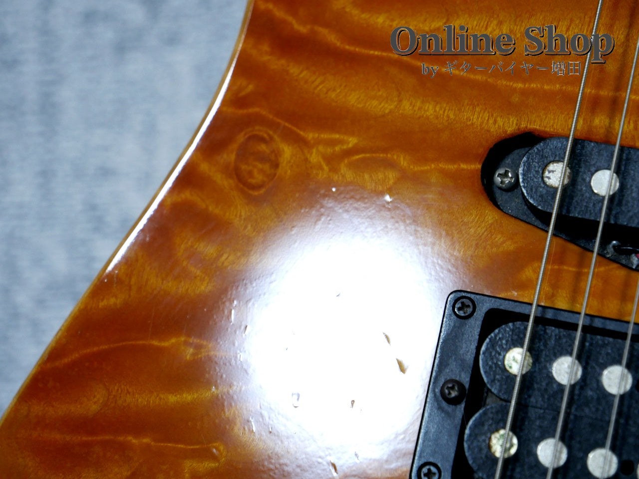 USED 2000 Tom Anderson Drop Top "Brazilian Rosewood" Translucent Amber Burst with Binding