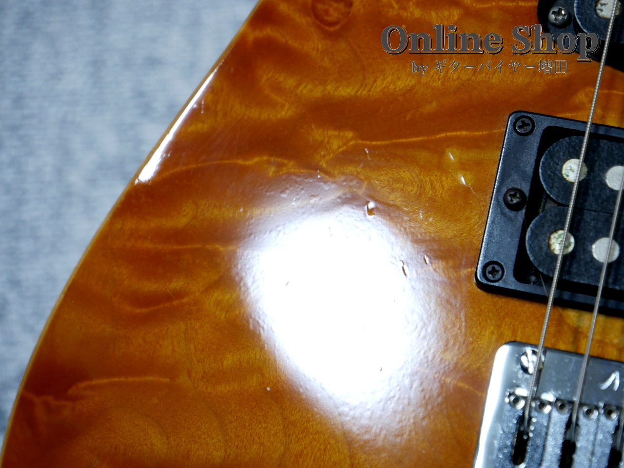 USED 2000 Tom Anderson Drop Top "Brazilian Rosewood" Translucent Amber Burst with Binding