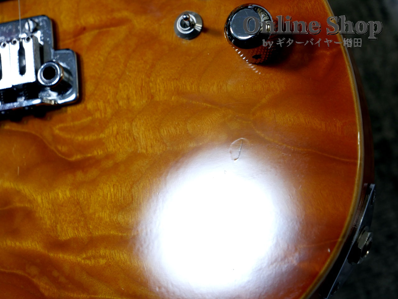 USED 2000 Tom Anderson Drop Top "Brazilian Rosewood" Translucent Amber Burst with Binding