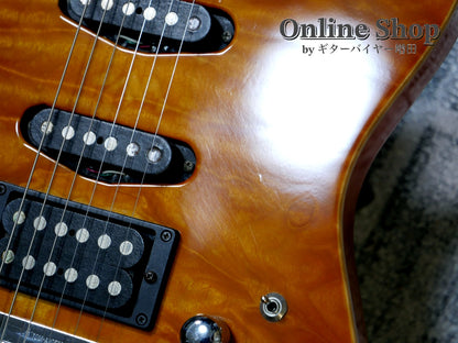 USED 2000 Tom Anderson Drop Top "Brazilian Rosewood" Translucent Amber Burst with Binding