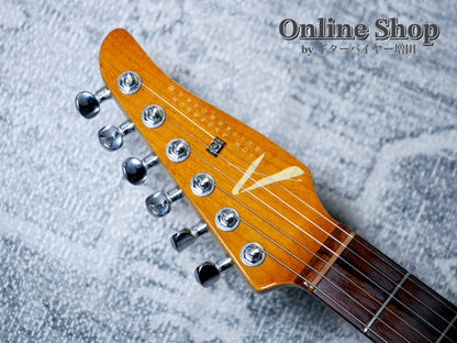 USED 2000 Tom Anderson Drop Top "Brazilian Rosewood" Translucent Amber Burst with Binding