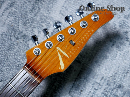 USED 2000 Tom Anderson Drop Top "Brazilian Rosewood" Translucent Amber Burst with Binding