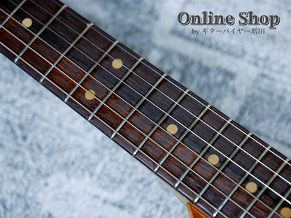 USED 2000 Tom Anderson Drop Top "Brazilian Rosewood" Translucent Amber Burst with Binding