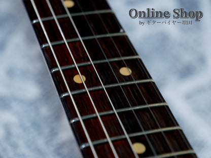 USED 2000 Tom Anderson Drop Top "Brazilian Rosewood" Translucent Amber Burst with Binding