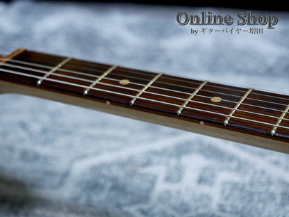 USED 2000 Tom Anderson Drop Top "Brazilian Rosewood" Translucent Amber Burst with Binding