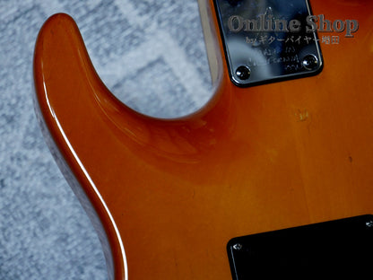 USED 2000 Tom Anderson Drop Top "Brazilian Rosewood" Translucent Amber Burst with Binding