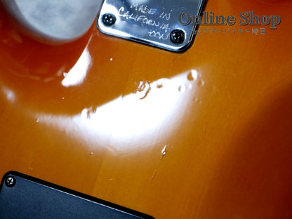 USED 2000 Tom Anderson Drop Top "Brazilian Rosewood" Translucent Amber Burst with Binding