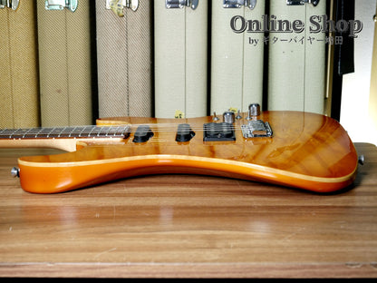 USED 2000 Tom Anderson Drop Top "Brazilian Rosewood" Translucent Amber Burst with Binding