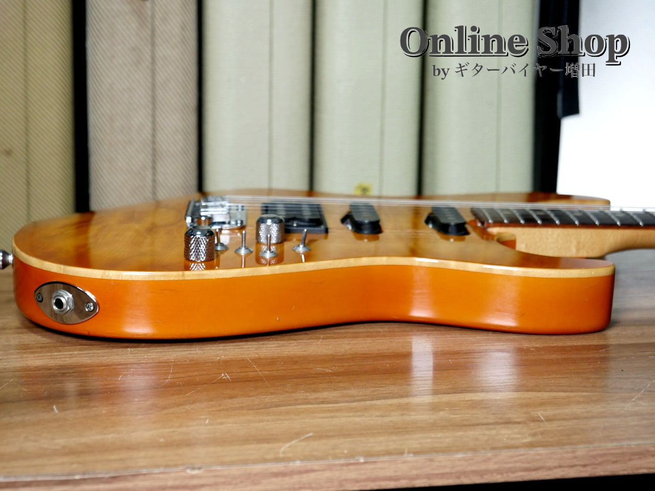 USED 2000 Tom Anderson Drop Top "Brazilian Rosewood" Translucent Amber Burst with Binding