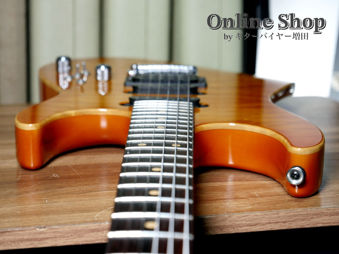 USED 2000 Tom Anderson Drop Top "Brazilian Rosewood" Translucent Amber Burst with Binding