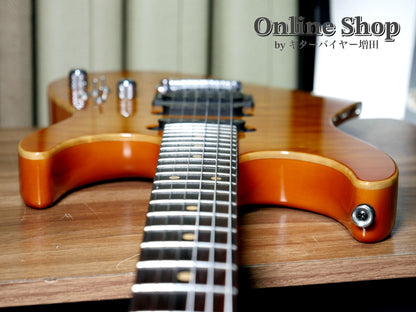 USED 2000 Tom Anderson Drop Top "Brazilian Rosewood" Translucent Amber Burst with Binding