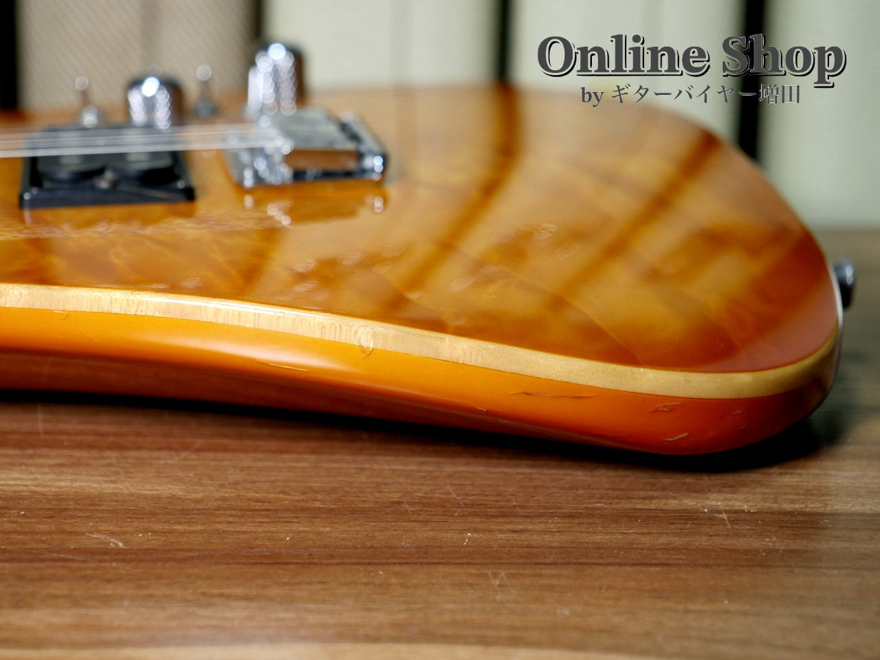 USED 2000 Tom Anderson Drop Top "Brazilian Rosewood" Translucent Amber Burst with Binding