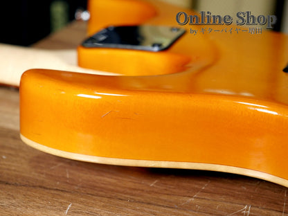 USED 2000 Tom Anderson Drop Top "Brazilian Rosewood" Translucent Amber Burst with Binding