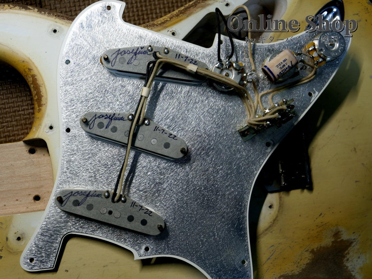 USED 2022 Fender Custom Shop MBS "Vincent Van Trigt" 1972 Stratocaster Heavy Relic Aged Olympic White