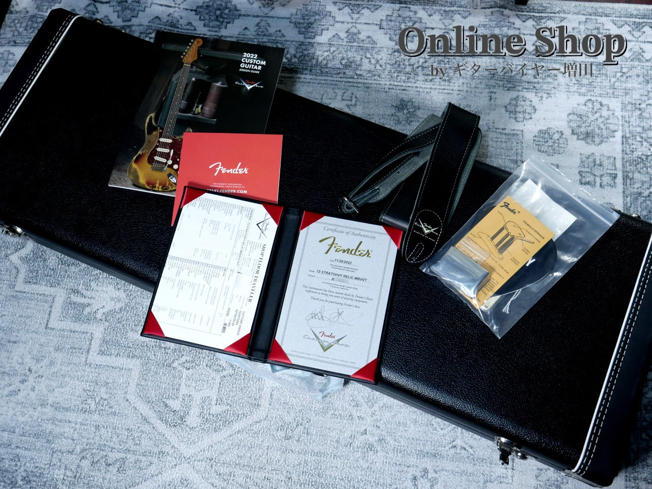 USED 2022 Fender Custom Shop MBS "Vincent Van Trigt" 1972 Stratocaster Heavy Relic Aged Olympic White