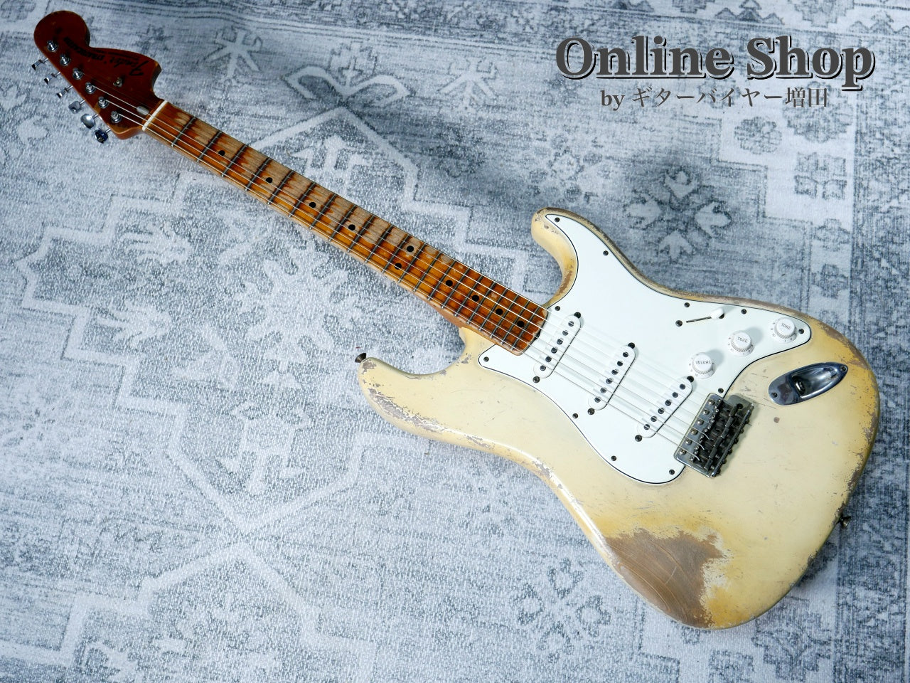 USED 2022 Fender Custom Shop MBS "Vincent Van Trigt" 1972 Stratocaster Heavy Relic Aged Olympic White