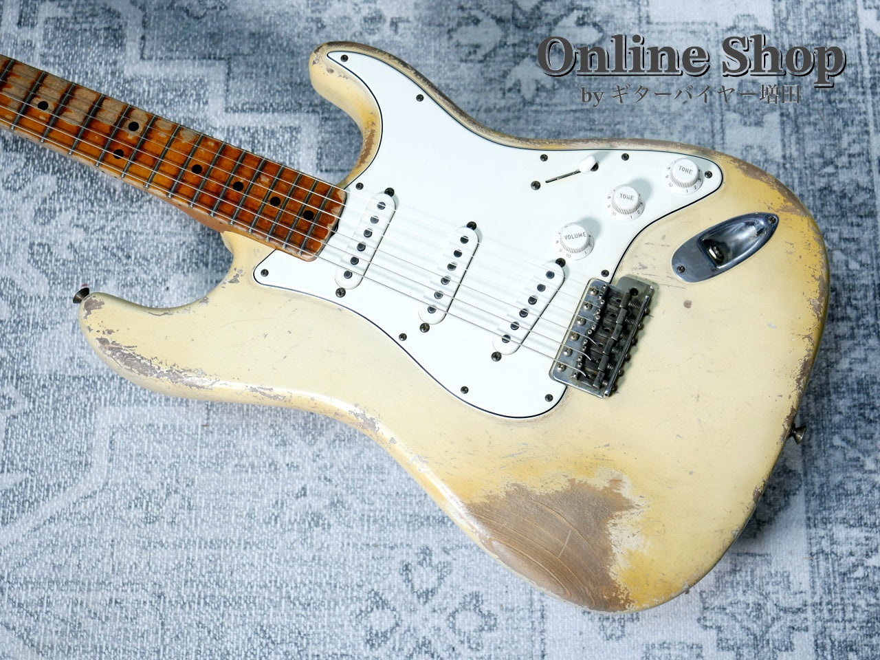 USED 2022 Fender Custom Shop MBS "Vincent Van Trigt" 1972 Stratocaster Heavy Relic Aged Olympic White