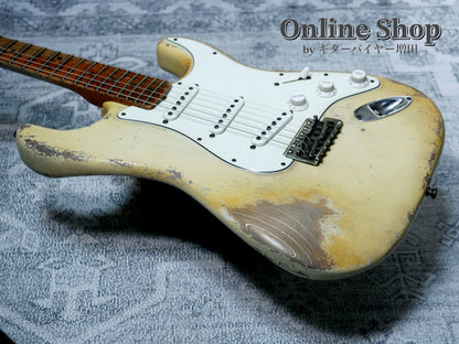 USED 2022 Fender Custom Shop MBS "Vincent Van Trigt" 1972 Stratocaster Heavy Relic Aged Olympic White