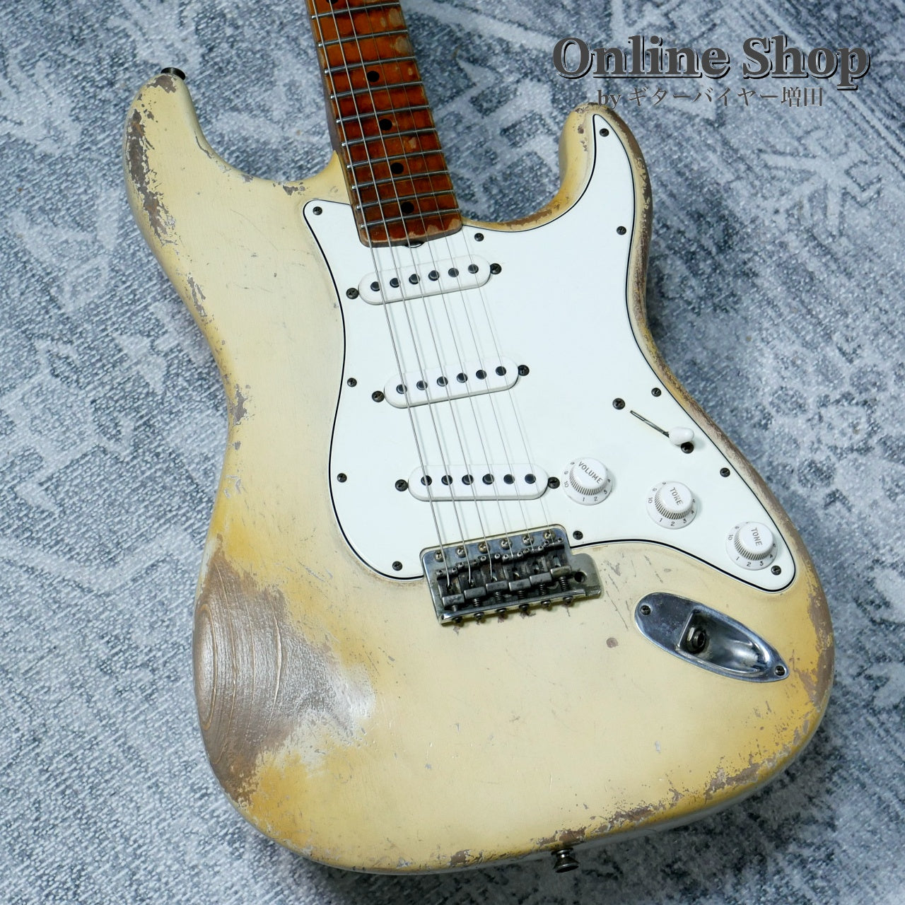 USED 2022 Fender Custom Shop MBS "Vincent Van Trigt" 1972 Stratocaster Heavy Relic Aged Olympic White