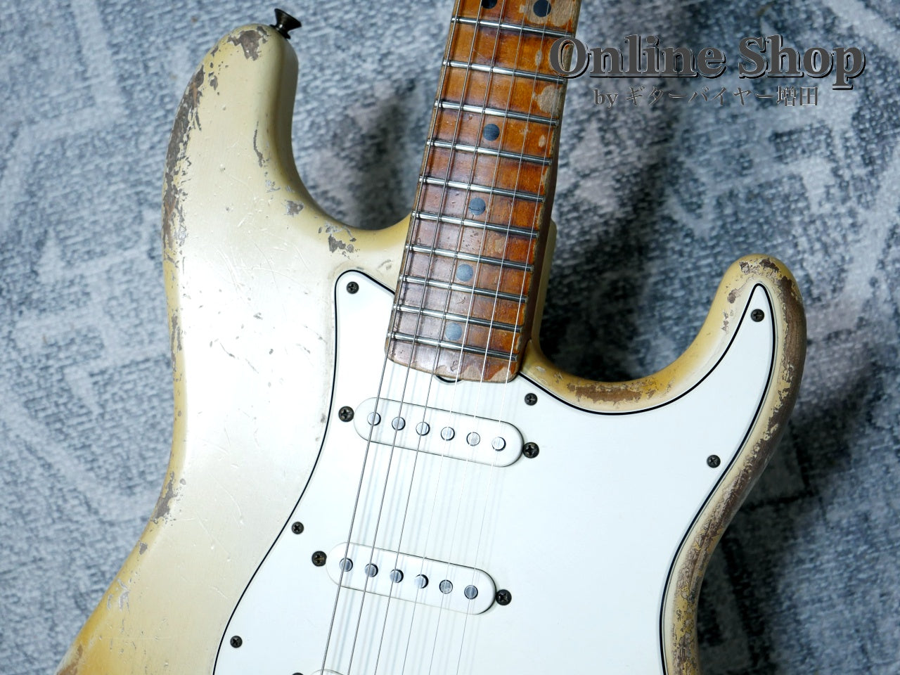 USED 2022 Fender Custom Shop MBS "Vincent Van Trigt" 1972 Stratocaster Heavy Relic Aged Olympic White