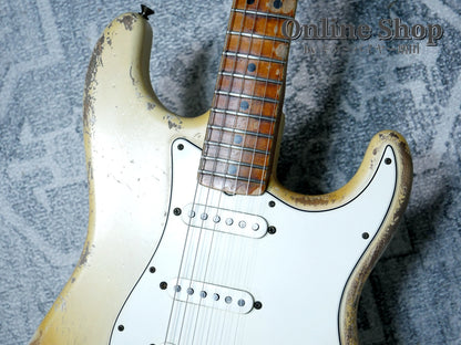 USED 2022 Fender Custom Shop MBS "Vincent Van Trigt" 1972 Stratocaster Heavy Relic Aged Olympic White