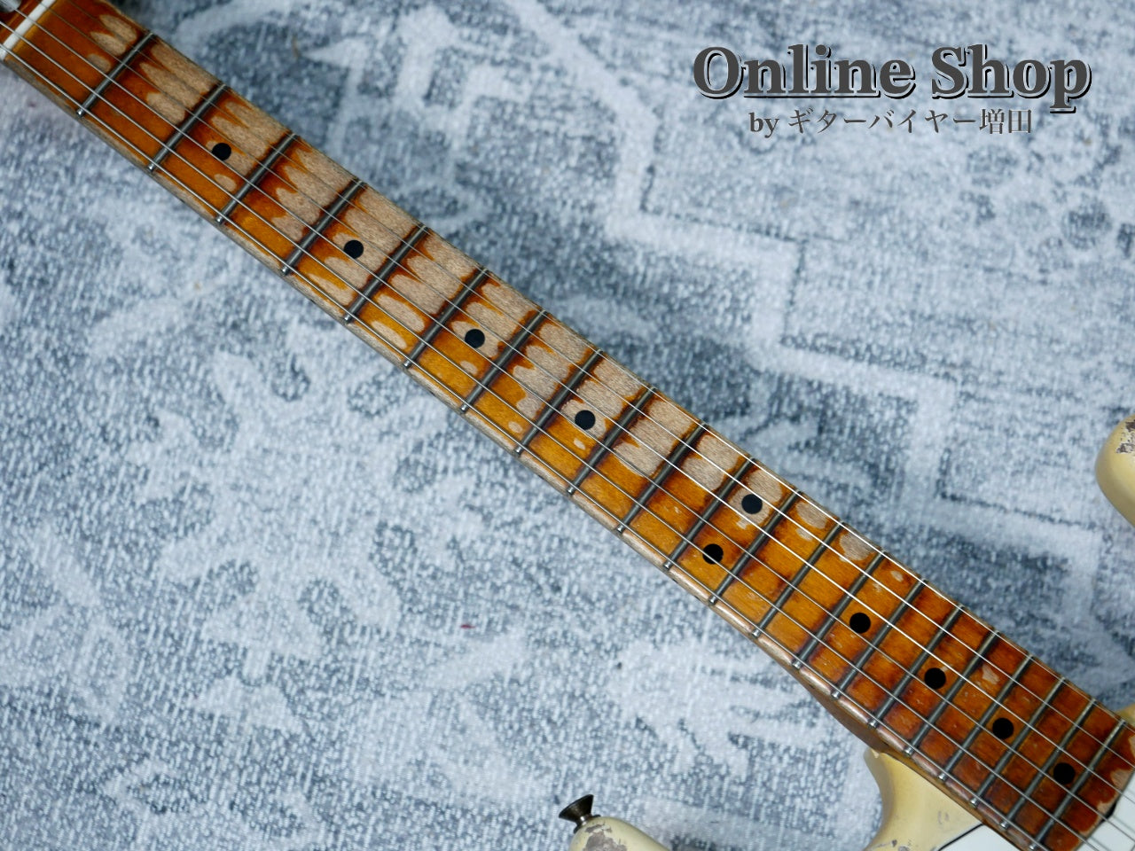 USED 2022 Fender Custom Shop MBS "Vincent Van Trigt" 1972 Stratocaster Heavy Relic Aged Olympic White