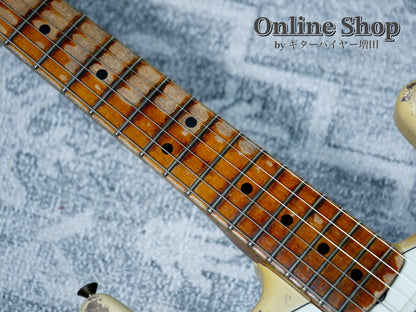 USED 2022 Fender Custom Shop MBS "Vincent Van Trigt" 1972 Stratocaster Heavy Relic Aged Olympic White