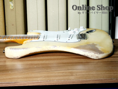 USED 2022 Fender Custom Shop MBS "Vincent Van Trigt" 1972 Stratocaster Heavy Relic Aged Olympic White