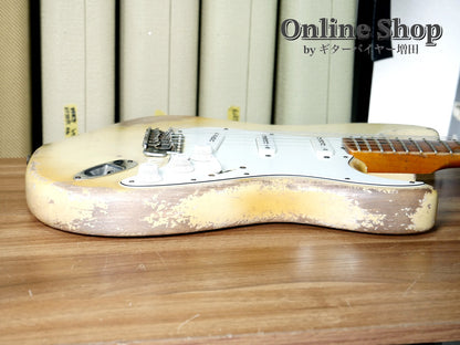 USED 2022 Fender Custom Shop MBS "Vincent Van Trigt" 1972 Stratocaster Heavy Relic Aged Olympic White