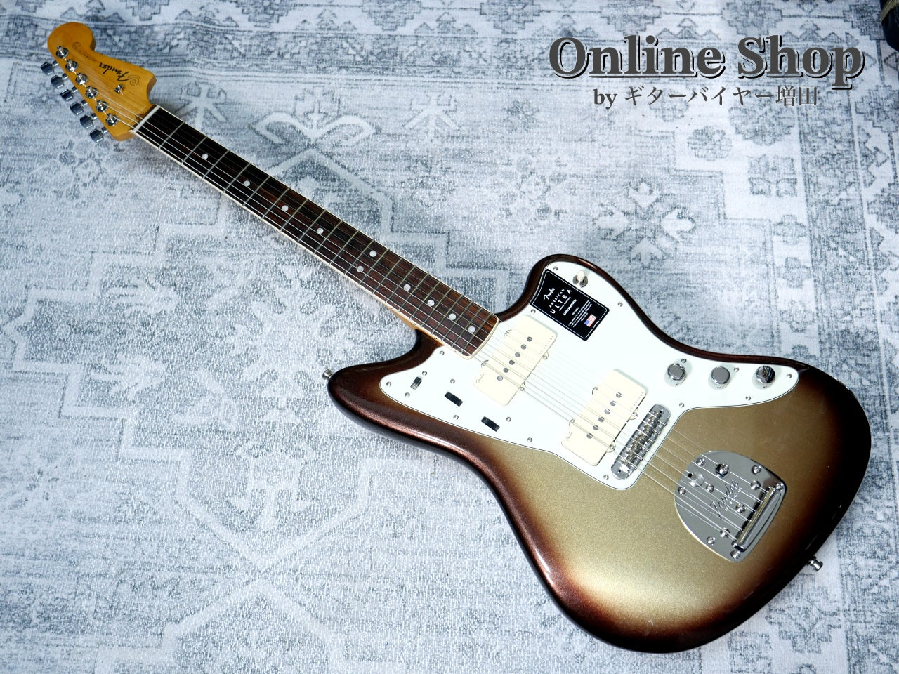 USED 2023 Fender American Ultra Jazzmaster Mocha Burst / Rosewood