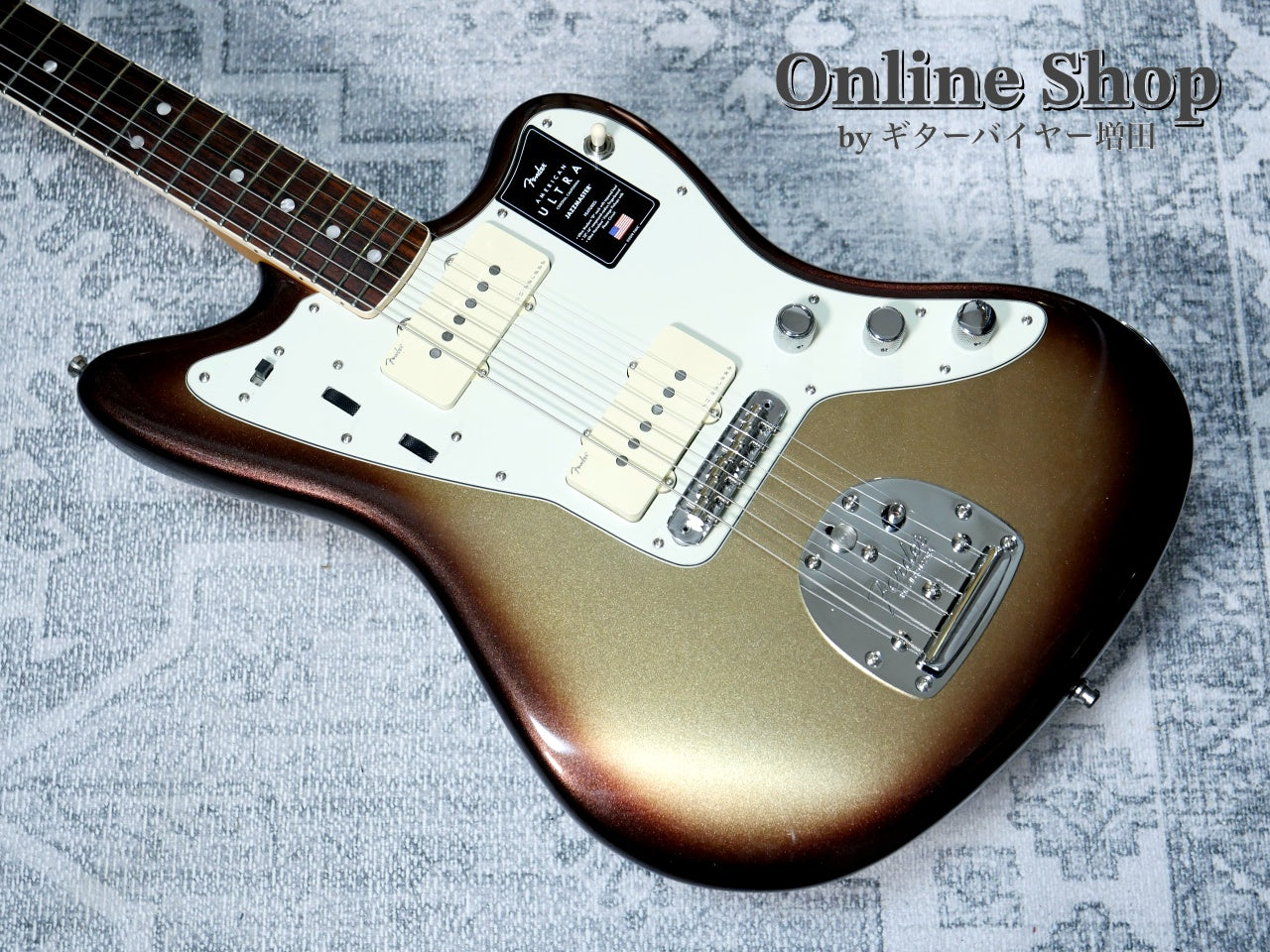 USED 2023 Fender American Ultra Jazzmaster Mocha Burst / Rosewood