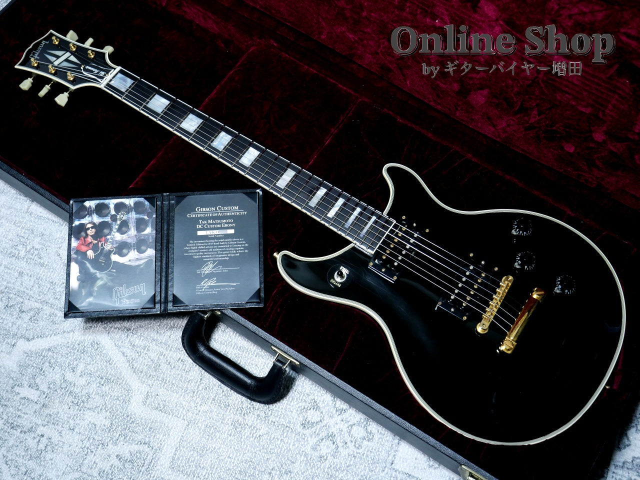 【HOLD】USED 2010 Gibson Custom Shop TAK Matsumoto DC Custom "2nd Edition" Ebony