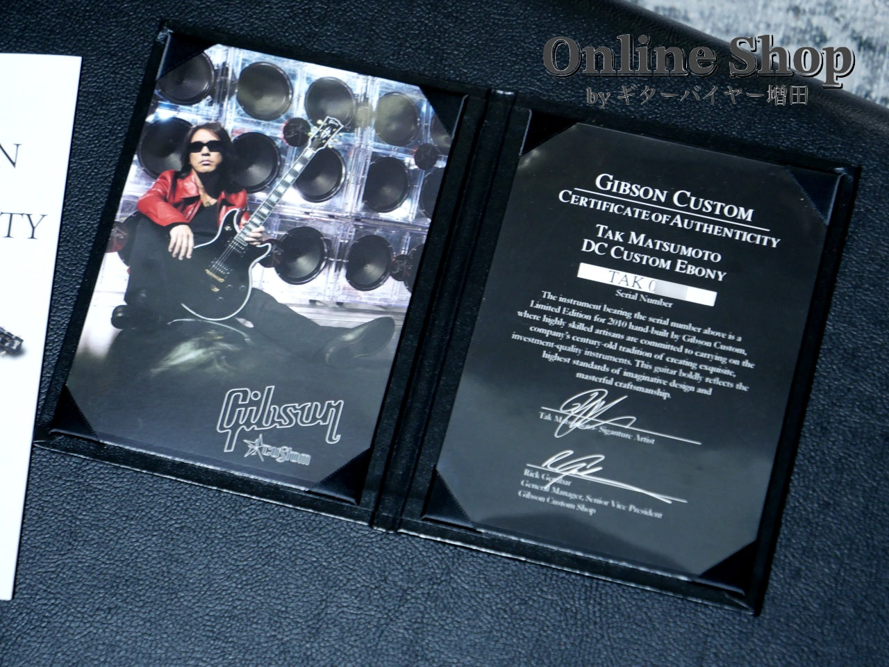 【HOLD】USED 2010 Gibson Custom Shop TAK Matsumoto DC Custom "2nd Edition" Ebony