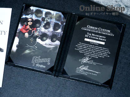 【HOLD】USED 2010 Gibson Custom Shop TAK Matsumoto DC Custom "2nd Edition" Ebony